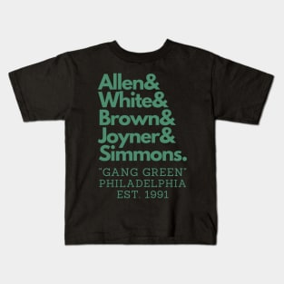 Philadelphia's Gang Green Defense! Kids T-Shirt